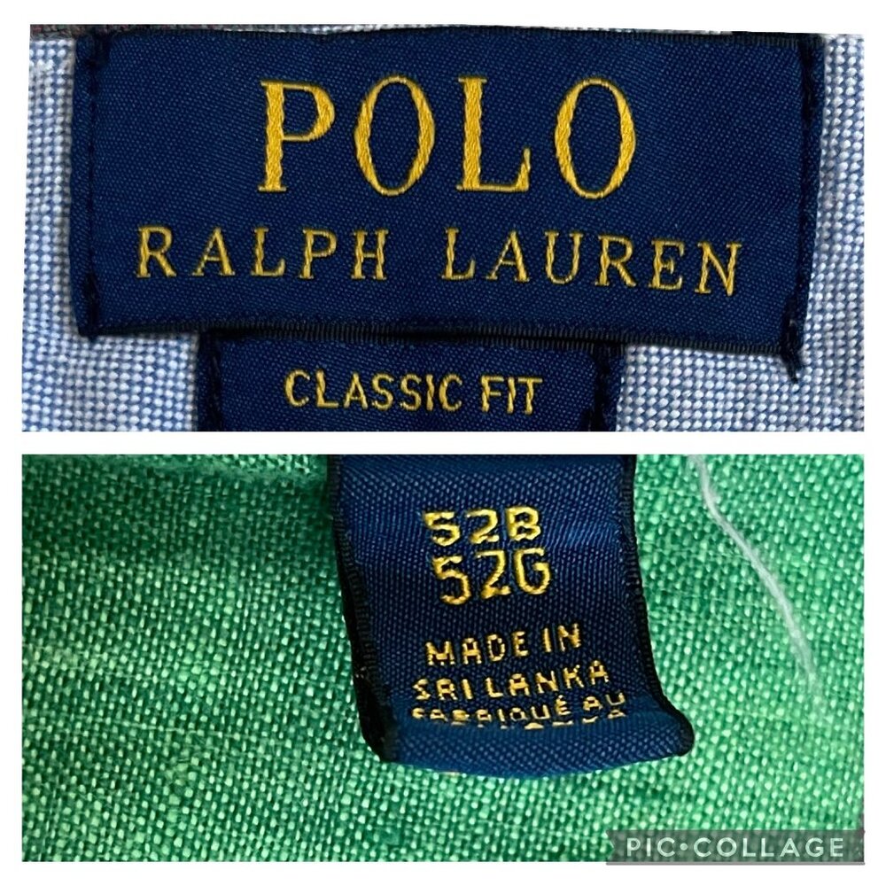 Polo Ralph Lauren Madras Plaid Print Shorts Men’s Size 52B 52G - Picture 4 of 5